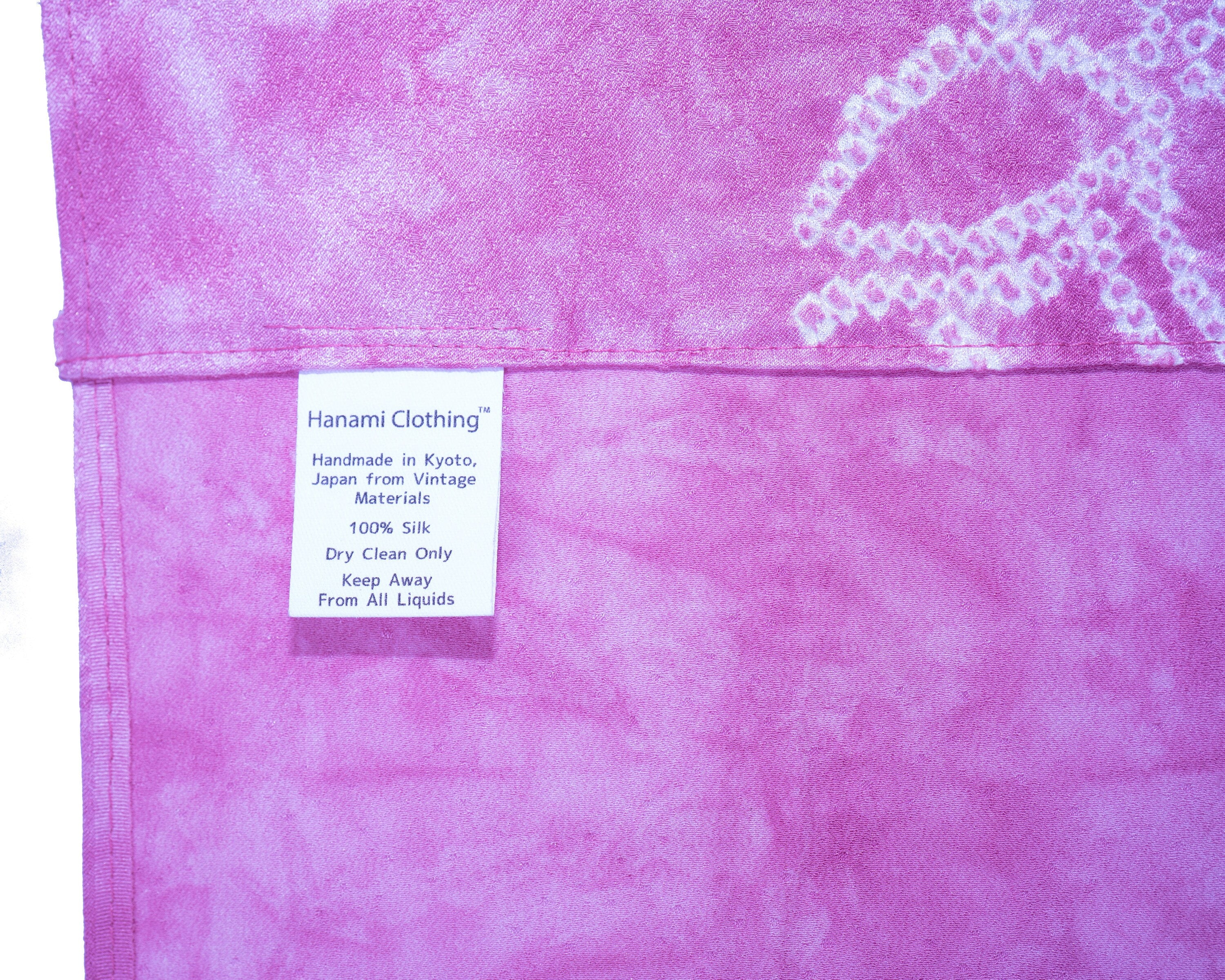 Light Purple Butterfly Noren - Silk Kimono Fabric - Soft Light - Genuine Shibori Tie Dye Butterflies Japanese Doorway Entrance Tapestry